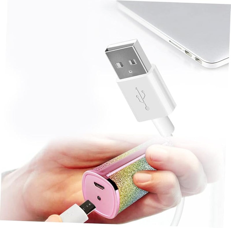 Wakauto USB Rechargeable Facial Hair Trimmer For Women Eyebrow Shaper Pink - Image 2